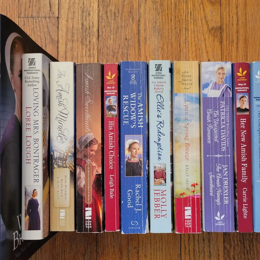 31 Amish Fiction Book Lot Brunstetter Woodsmall Fuller Fisher Christian Romance
